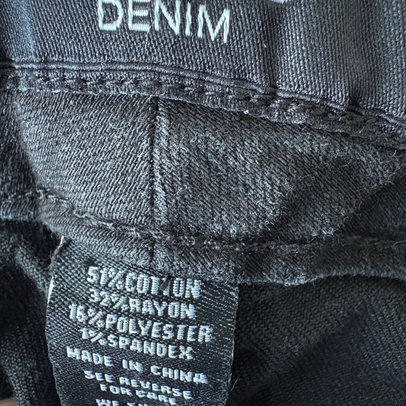 Torrid Black Skinny Stretch Jeans Size 18T Stretch Goth Moto Bikercore - Picture 11 of 14